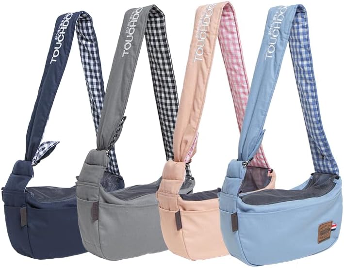 Pet Life ® Touchdog 'Toga-Bark' Over-The-Shoulder Hand-Free Back-Support Pet Carrier Purse Fashion Cat and Dog Carrier with Built-in Pockets - Image 3