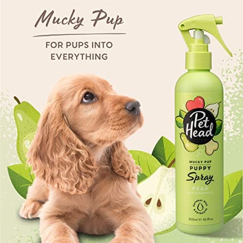 Pet Head Mucky Pup Puppy Deodoriser Spray | Pear Scent | 10.1 fl. oz. - Image 3
