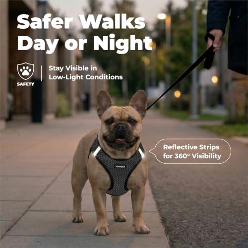 Voyager Step-in Air Dog Vest Harness - Gray 2-Tone, X-Large - Image 4