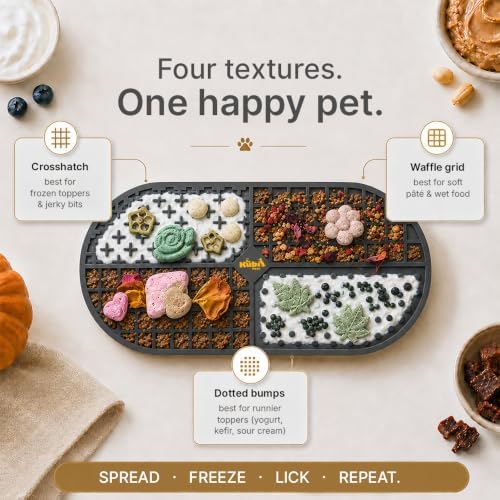 Ovalicious Slow Feeder Lick Mat for Cats & Dogs – Interactive & Dishwasher Safe | Kubi Pets - Image 7