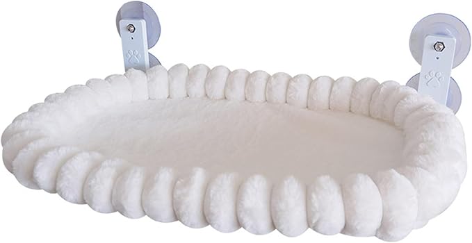 Hanging Cat Hammock Removable Washable Cover Space Saving Sturdy Suction Cup Warm Comfort for Pet