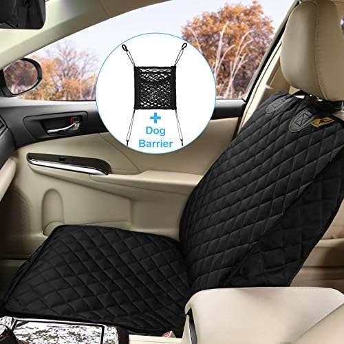 Bark Lover Car Seat Covers Front Seats,Car Seat Protector for Dogs,Scratch-Proof Dog Car Seat Cover,Universal Fit for Cars Trucks SUVs (Black,1 Pack) - Image 3