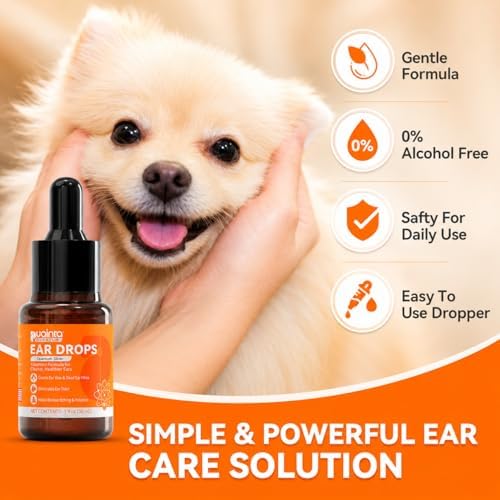 PUAINTA Dog Ear Cleaner Drops for Infection Treatment - Image 5
