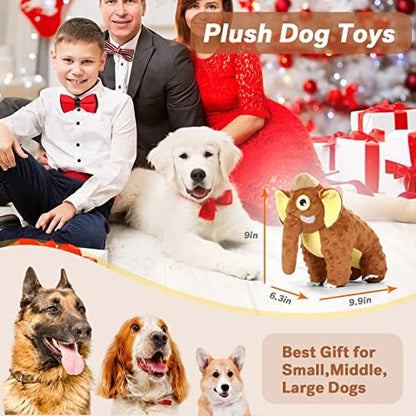 Letsmeet Dog Toys Durable Squeaky Plush Dog Toy for Puppy Teething Dog Chew Toys for Small, Middle, Large Dogs - Image 6