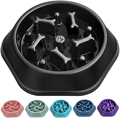 UPSKY Slow Feeder Dog Bowl Anti-Chocking Slower Feeding Pet Puzzle Bowls by UPSKY