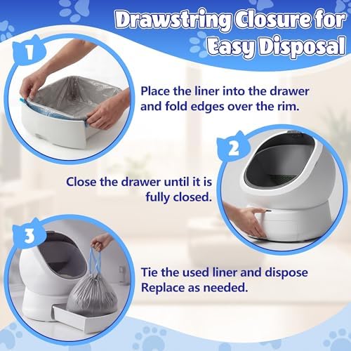 80 Litter Box Liners Compatible with PETLlBRO Luma Automatic Cat Litter Box - Image 6