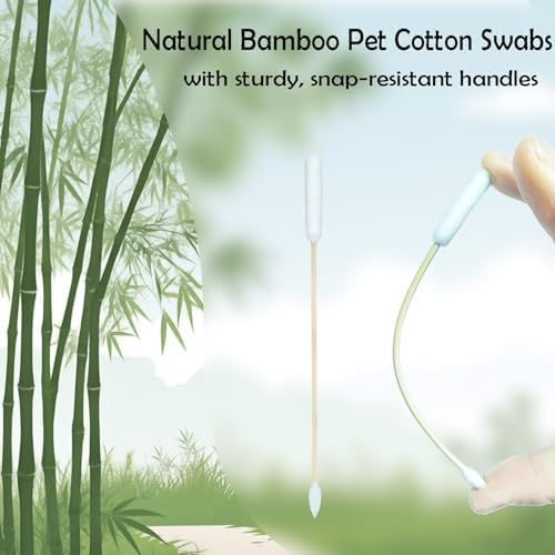 100 Pcs 6 Inch Extra Long Pet Cotton Swabs for Large Dogs - Double Tip Soft Cotton Buds for Gentle Ear Maintenance, First Aid & Grooming Supplies - Image 4