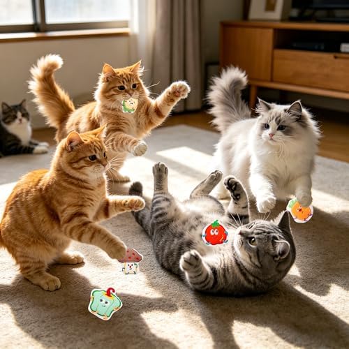 Mini Cat Catnip Toys for Indoor Cats 9 Pack - Image 6