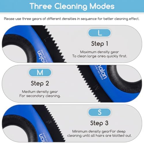 Analan Mini Pet Hair Remover for Car Detailing Dog Hair Tool(Royal Blue) - Image 6