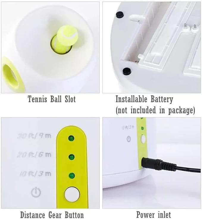 Compact Automatic Dog Ball Launcher Interactive Fetch Machine