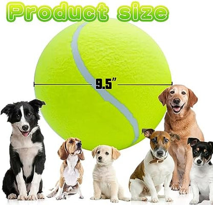 Banfeng Dog Tennis Ball, 9.5" Giant Sport Gift Toy Herding Ball for Dogs - Image 3
