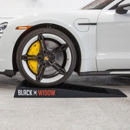 Low Car Ramps for Oil Change, 5,000 lb GAWR, 2.5" Lift, Black Widow - Image 2