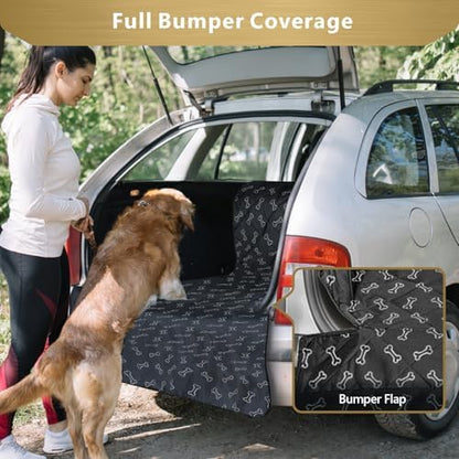 F-color SUV Cargo Liner for Dogs - Heavy Duty Trunk Cover for Midsize SUVs - Image 5