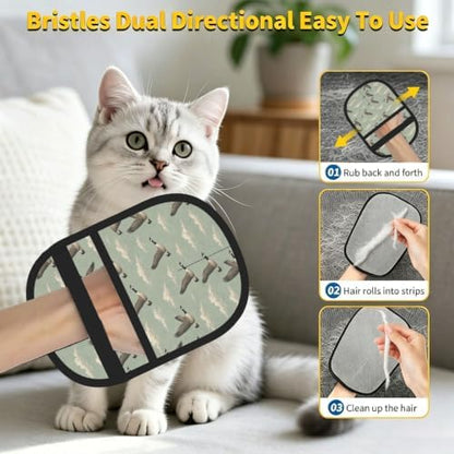 Canadian Geese Pet Hair Removal Glove Brush Hair Remover Tool for Carpet - Image 6