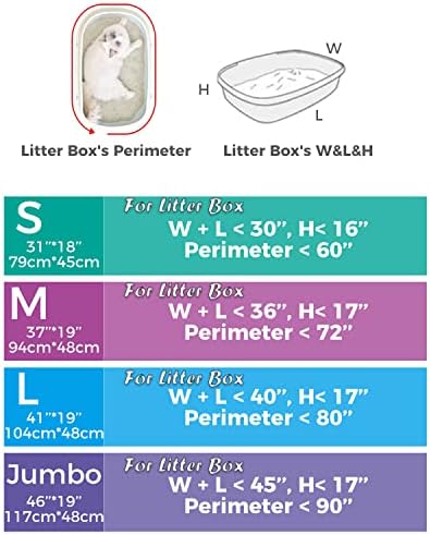 Cat Litter Box Liners, 30 Count 41" x 19" Large Extra Durable Litter Pan Bags with Drawstring Heavy Duty Liner Bags for Pet Litter Tray - Image 6