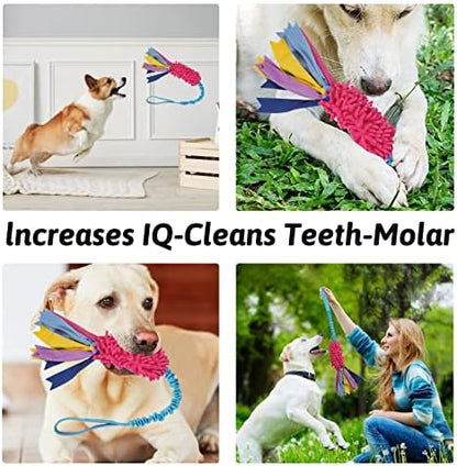 wodoca Dog Tug Toy - Aggressive Chewer Rope Toy with Strong Squeak - Image 4