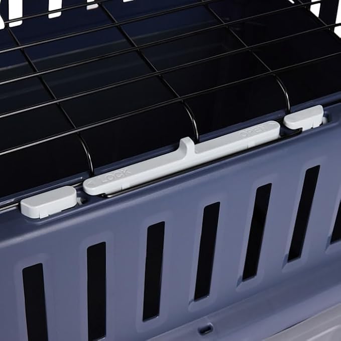 EveryYay by Petco 2-Door Pet Kennel Small 23" L X 15.4" W X 15.8" H Navy & Grey