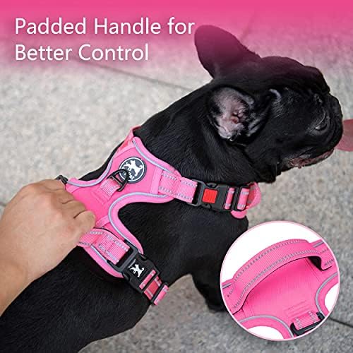 PoyPet No Pull Dog Harness, Reflective Vest with 2 Leash Clips & Handle - Image 3