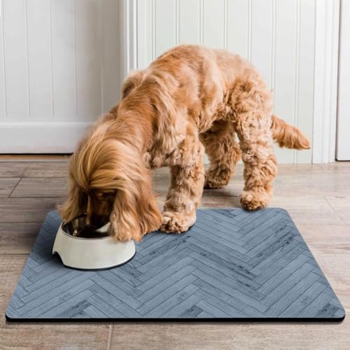 Dog Food Mats for Floors Absorbent, Pet Cat Food Mat - Quick Dry Dog Bowl Mats for Food and Water, Eco-Friendly Boho Pet Supplies - Image 6