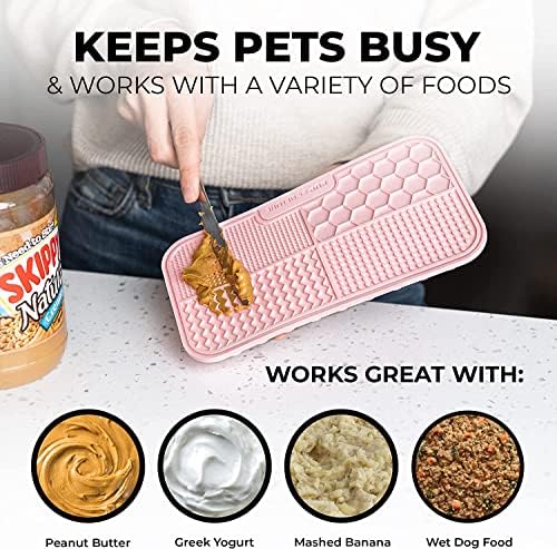 Pup Culture Dog Lick Mat for Dogs (2 Pack), Feeding Pad for Anxious Pets Plus 4 Different Puzzles for Mental Stimulation for Dogs - Supports Mental, Dental, and Digestive Health - Heavy Duty - Image 5