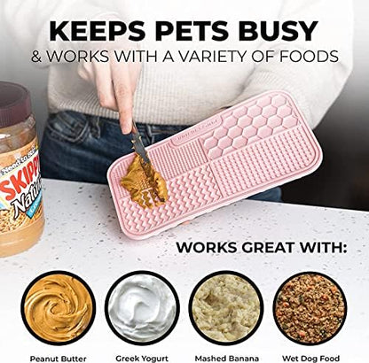 Pup Culture Dog Lick Mat for Dogs (2 Pack), Feeding Pad for Anxious Pets Plus 4 Different Puzzles for Mental Stimulation for Dogs - Supports Mental, Dental, and Digestive Health - Heavy Duty - Image 5