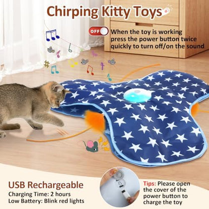 Sofolor Interactive Cat Toy Rechargeable, Cat Exercise Toys for Indoor Cats - Image 5
