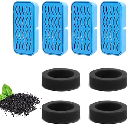 PETCHO 4-Pack Pet Fountain Filters Compatible with AONBOY and AOOGITF by PETCHO
