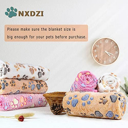 Dog Blankets for Medium Large Dogs Washable, 3 Pack Pet Blanket Washable 41" x 31", Fuzzy Soft Puppy Blanket Throw Cover for Kennel Crate Bed, Blanket for Dogs, Pet Blankets for Dog - Image 5