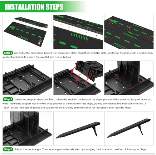 RC Car Ramp Foldable for Jumping 1/10 1/12 1/14 1/16 1/18 1/24 Scale RC Car - Image 6