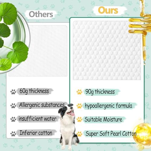 10 PCS Pet Cleaning and Deodorizing Bathing Grooming Glove Wipes for Dogs and Cats, Extra Thick Nourish Fur No-Rinse Grooming Wipes for Daily Care and Travel, Hypoallergenic - Image 5