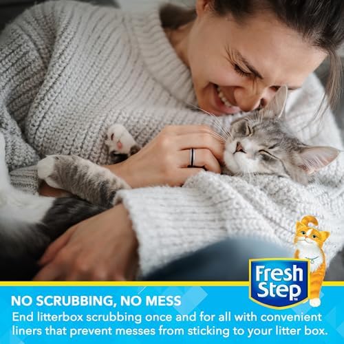 Fresh Step Drawstring Cat Litter Liners, Scented, 2.5 ft x 17 in, 7ct, 3-Pk - Image 3