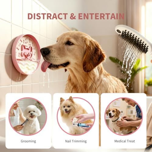 Slow Feeder Dog Bowl with Non-Slip Base, Silicone Puzzle Dog Food Bowl with Unique Design, Slow Feeding Bowl for All Types of Dogs Cats, Interactive Slow Eating, Anti-Choking - Image 3