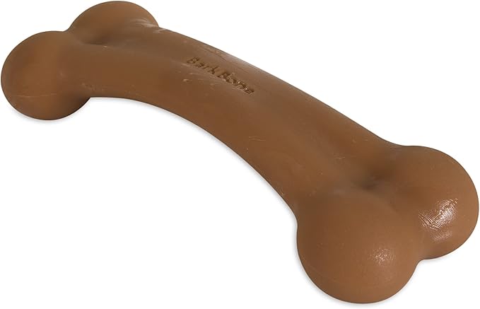 Pet Qwerks Original BarkBone - Nylon Dog Bone for Aggressive Chewers - BBQ Flavor - 7.75"
