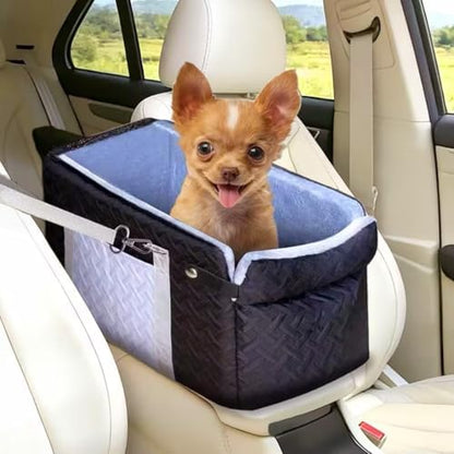 Car Seat for Small Dog, Center Console Dog Booster Portable Car Seat by ACMEME