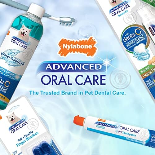 Nylabone Advanced Oral Care Senior Dog Dental Kit with Cushiony Soft-Bristle Toothbrush Bacon (3 Count) - Image 7