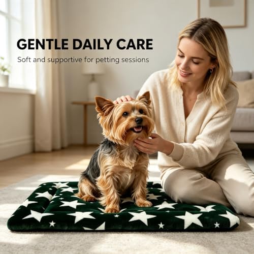 Dog Bed Mat - Soft Crate Pad for Kennel, Durable Pet Bed for Small Dogs & Cats - Comfort Support for Pet Crate, Cage, House - Image 3