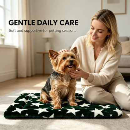 Dog Bed Mat - Soft Crate Pad for Kennel, Durable Pet Bed for Small Dogs & Cats - Comfort Support for Pet Crate, Cage, House - Image 3