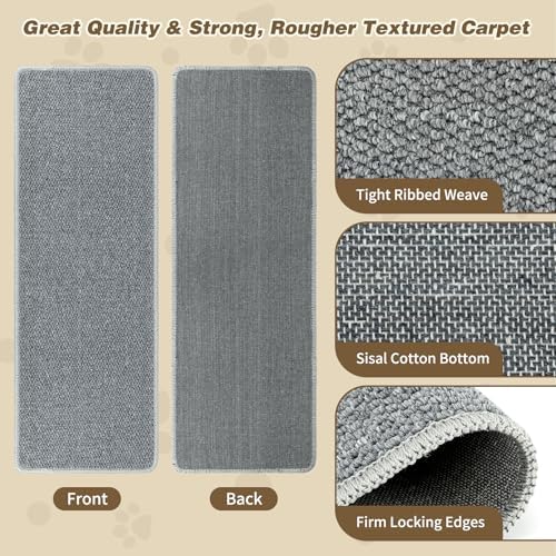 FHTONGE 39.4x15.8" Thickened Cat Wall Climbing Carpet with 16 Fixed Nails - Image 2