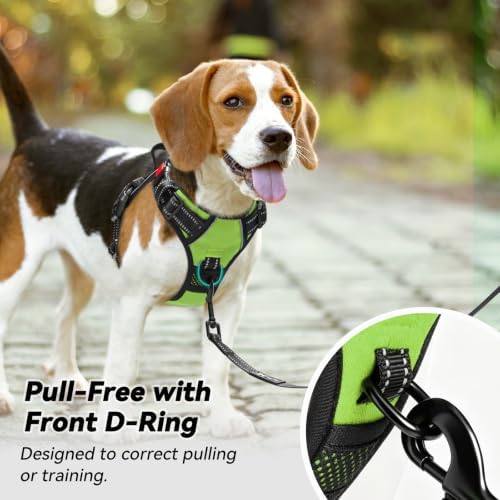 PoyPet No Pull Dog Harness Medium with Front Clip & Neck Release Buckle - Image 3