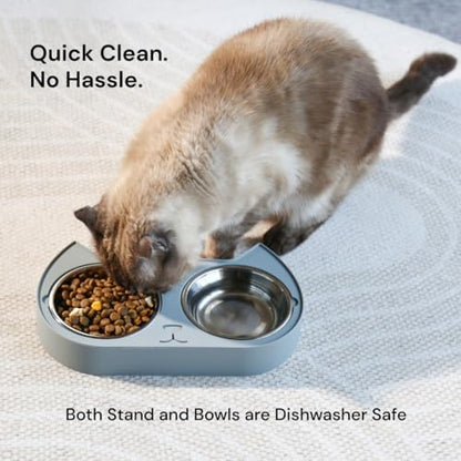 7 Ruby Road Kitten Food Bowl - Cat Food and Water Bowl Set for Indoor Cats - Image 5