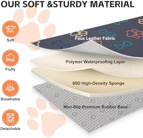 Dog Bed Mat for Car Backseat Extender, 23"x51" - Image 4