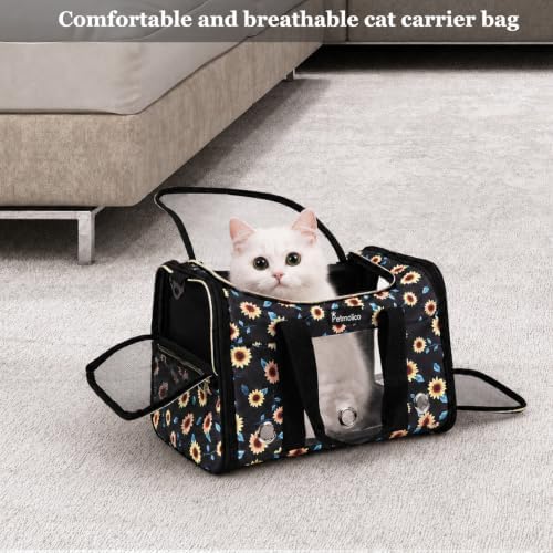 Petmolico Cat Carrier Soft-Sided Airline Approved, Medium, Sunflower - Image 5