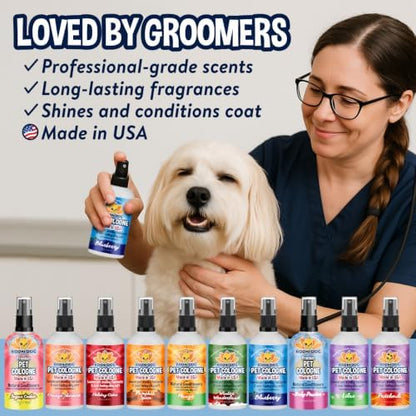 Bodhi Dog Natural Dog Cologne (Blueberry) - Premium Scented Deodorizing Pet Perfume with Conditioner for Dogs & Cats - Keeps Pets Fresh & Clean - Gentle and Safe Formula, Made in USA (4 Fl Oz) - Image 2