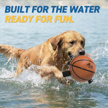 QDAN Dog Basketball Toys, Dog Balls with Straps for Tug of War, 6 Inch - Image 2