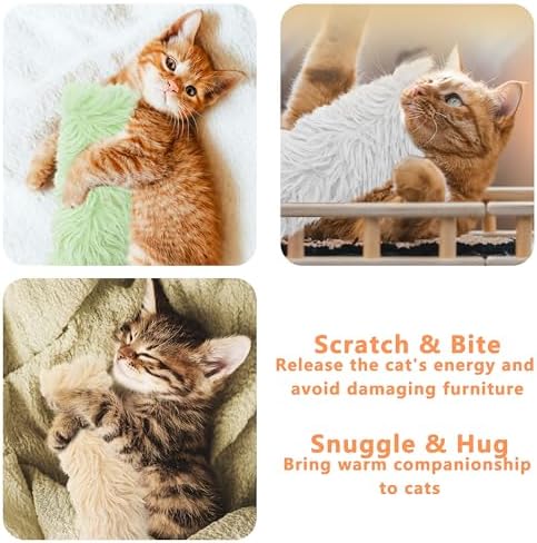 3 Pack Catnip Toys,Soft and Durable Cat Pillows Toys, Funny cat Toy - Image 6