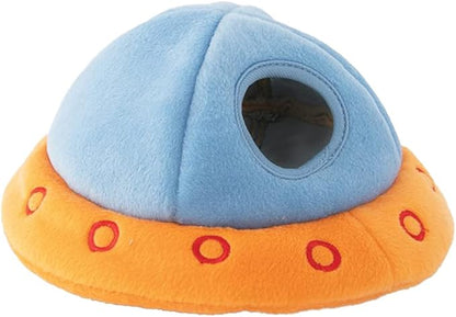 Zippy Paws Zippy Burrow Aliens in UFO Dog Toy – Interactive Hide-and-Seek Plush Puzzle Toy with Squeaky Aliens