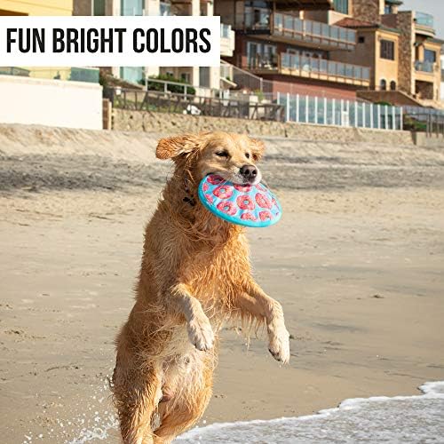 Hyper Pet Flippy Flopper Flying Disc Soft Dog Toy, 9 Inches, Donut Design - Image 5