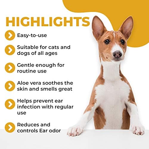 Truseb | Ear Cleaner Flush Advanced Plus Solution Formula for Cats and Dogs, Washes Away Dirt and Debris and Helps Prevent Infections, Cleaning + Drying (ADVANCED+ Ear Cleansing Flush, 16 Oz) - Image 5