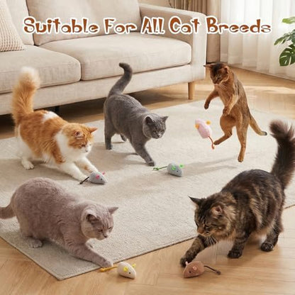 NAHSHON 15PCS Cat Mouse Toys Prefilled Catnip - Image 4
