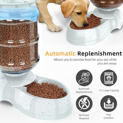 Kenond 11L Gravity Automatic Dog Feeder, Dog Food Dispenser for Large Breed - Image 6